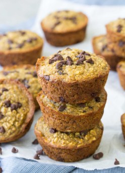 These flourless Healthy Blender Banana Muffins are dairy-free and gluten-free. They are quick and easy to make in your blender! These healthy muffins freeze well for meal prep breakfasts and snacks!