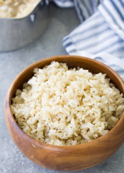 How to cook brown rice that is fluffy and perfect.