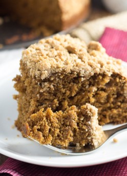 Gingerbread Coffee Cake, the perfect holiday breakfast!