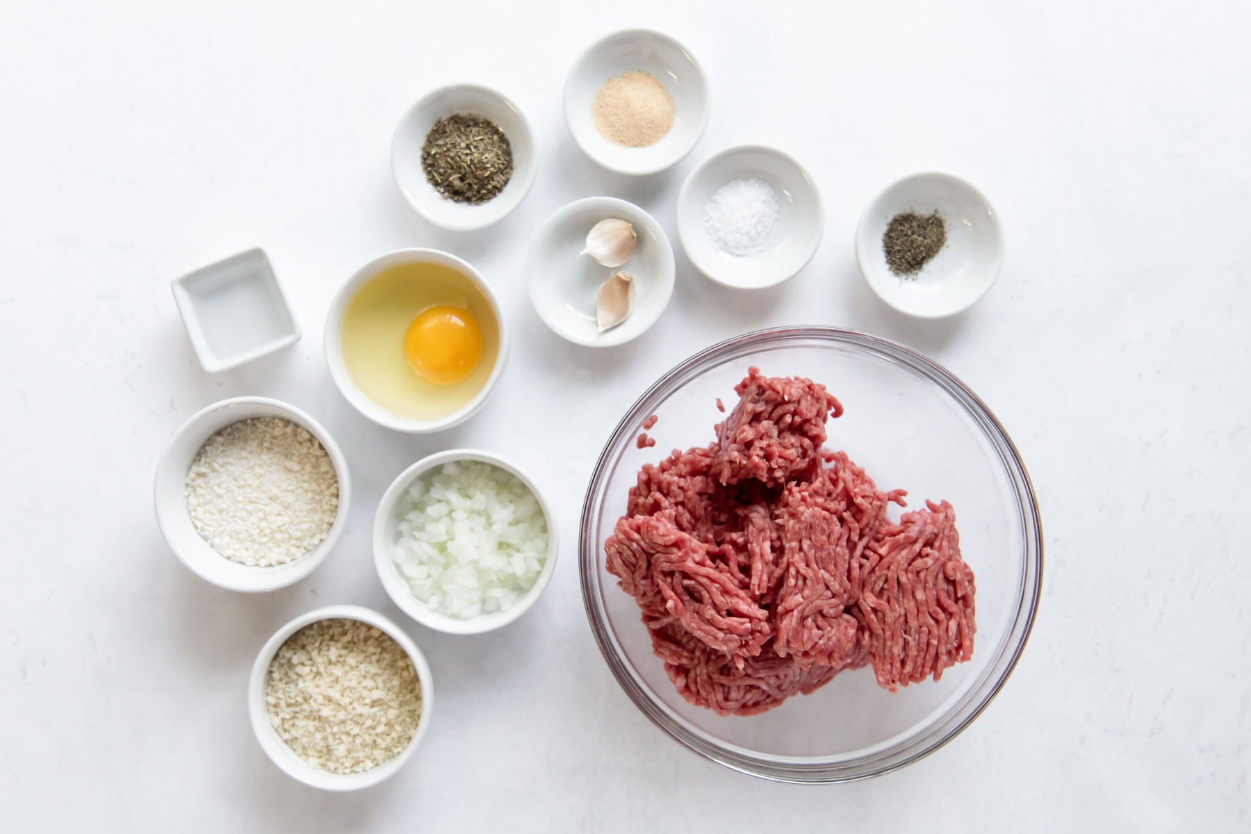 ingredients for meatball recipe