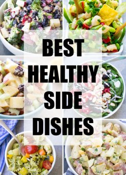 Delicious, healthy side dishes to go with any meal! Here you'll find vegetables, pasta, salads, beans and potato side dishes for dinner or your next bbq, potluck or picnic.
