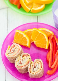 turkey rollups with cheese made with tortillas